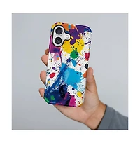 Lisen Phone Case Compatible with Apple iPhone 16 Plus, 2-Layer Durable, Color Splash