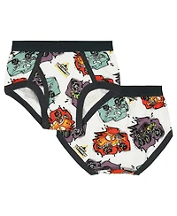 Monster Jam Boys' 4-20 Anti-Chafing Briefs, 5-Pack