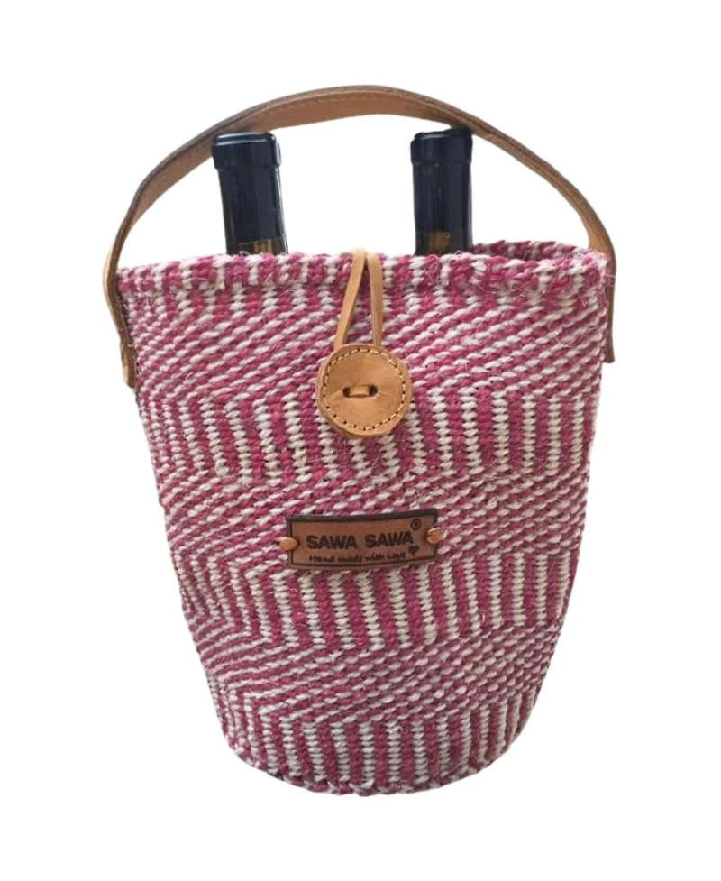 Sawa Sawa Harmony Spirit Handmade Sisal Wine Gifting Basket
