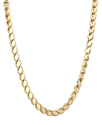 And Now This Silver, Gold Plated Brass Chain Necklace