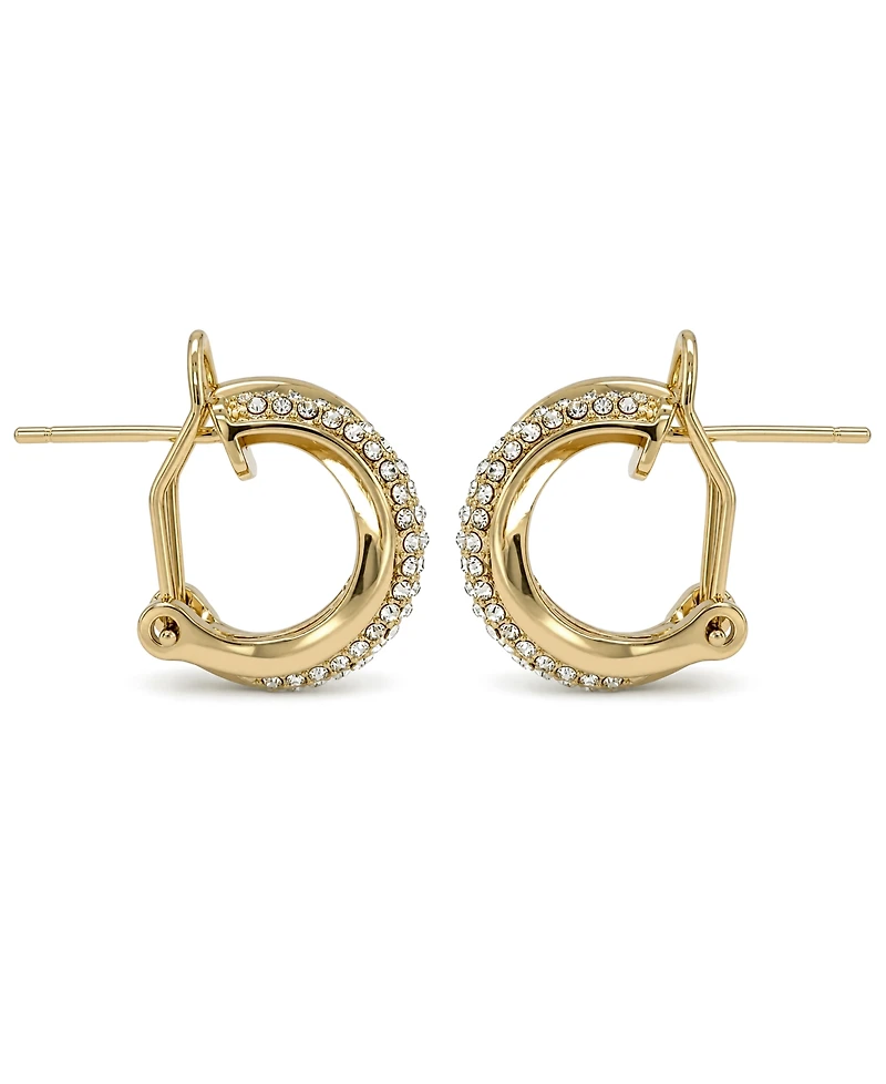 And Now This Clear Crystal Omega Hoop Earring