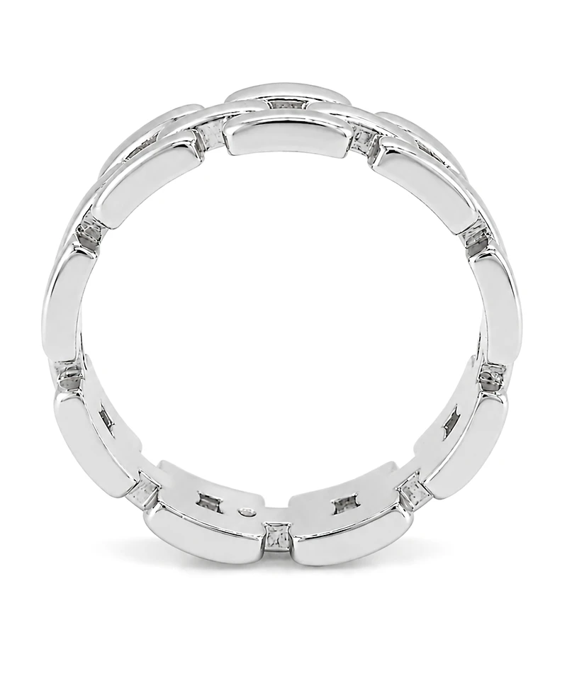 And Now This Silver Plated Link Ring