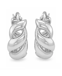 And Now This Open Twisted Hoop Earring