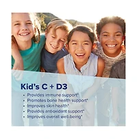 Superior Source Kid s C Plus D3, Clean Melts, Quick Dissolve MicroLingual 90 Tablets, Alternative to Gummies, Vitamin C 30mg, D3 400 Iu, Immune