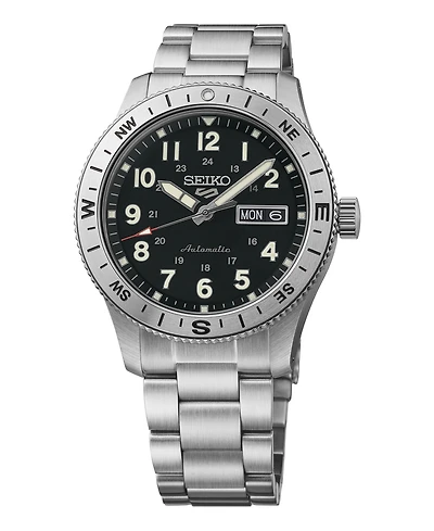 Seiko Men's 5 Sports Automatic Field Stainless Steel Bracelet Watch, 41mm