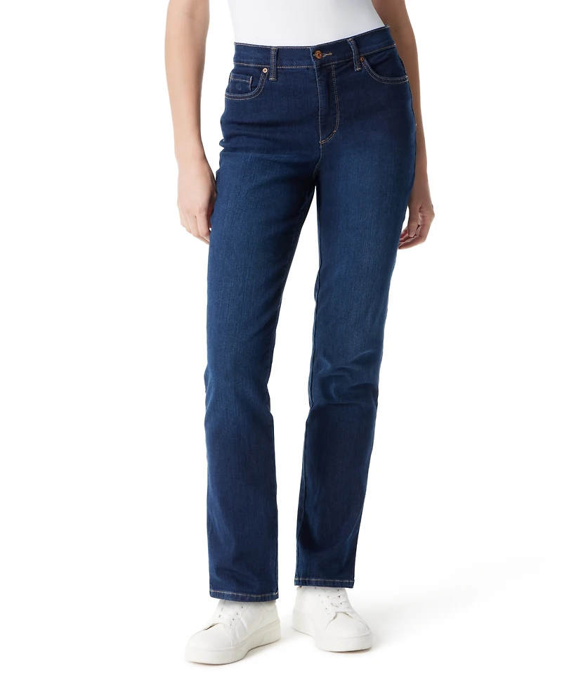 Gloria Vanderbilt Women's Amanda Classic Straight Jeans, Regular, Short & Long