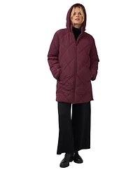 Ingrid + Isabel Maternity Grow-with-You Quilted Hooded Puffer Jacket