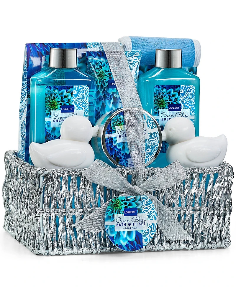 Lovery 9 Piece Home Spa Ocean Bliss Body Care Gift Set