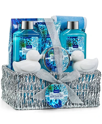 Lovery 9 Piece Home Spa Ocean Bliss Body Care Gift Set