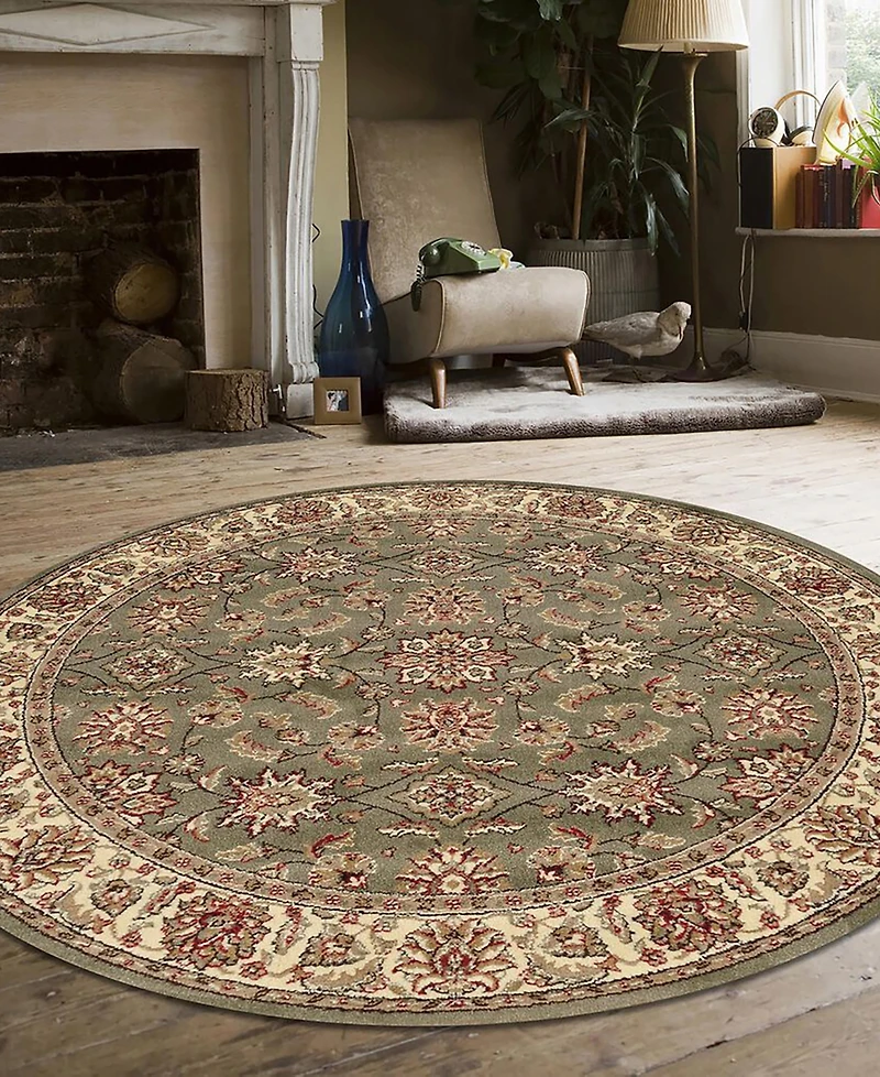 Closeout! Km Home Pesaro 1592 5'3"x5'3" Round Area Rug