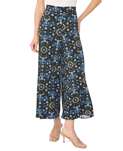 CeCe Women's Wide-Leg Pull-On Pants