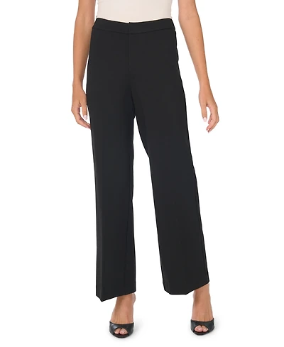CeCe Women's Mid Rise Wide Leg Pants