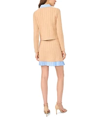 CeCe Women's Cable-Knit A-Line Mini Skirt
