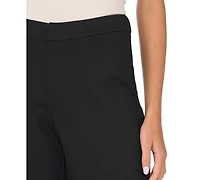 CeCe Women's Mid Rise Wide Leg Pants