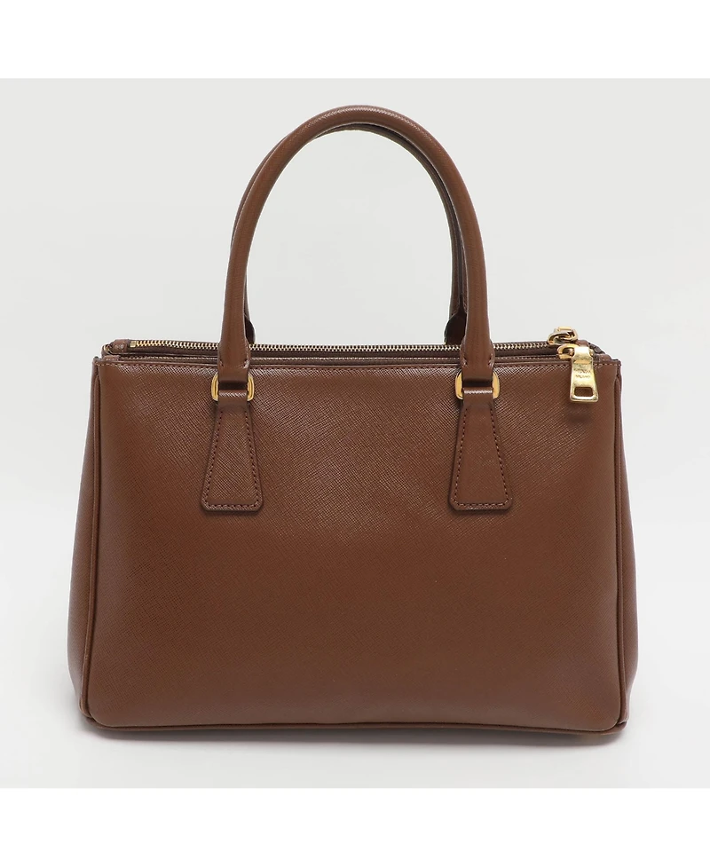 Pre-Owned Prada Small Galleria Saffiano Leather Double-Zip Tote