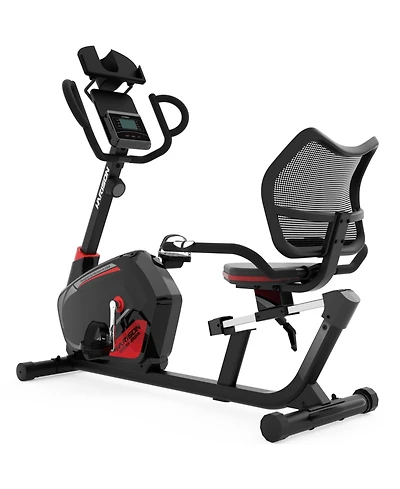 Harison Recumbent Exercise Bike, 350 lbs Capacity, Bluetooth App and Heart Rate (Hrm-B8A)
