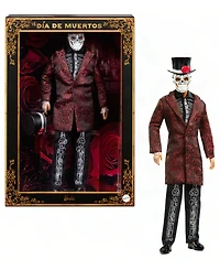 Barbie 2026 Dia De Muertos Ken Fully Articulated Collectible Fashion Doll with Removable Mask and Hat, Ages 6+