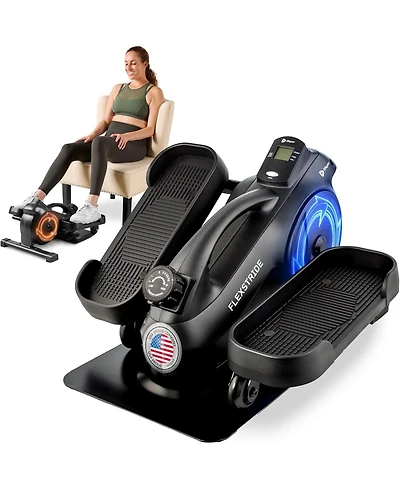 LifePro Under Desk Elliptical Exercise Machine – Quiet Seated Pedal Exerciser, Portable Foot Pedal Exercise Machine for Low-Impact Leg Workouts