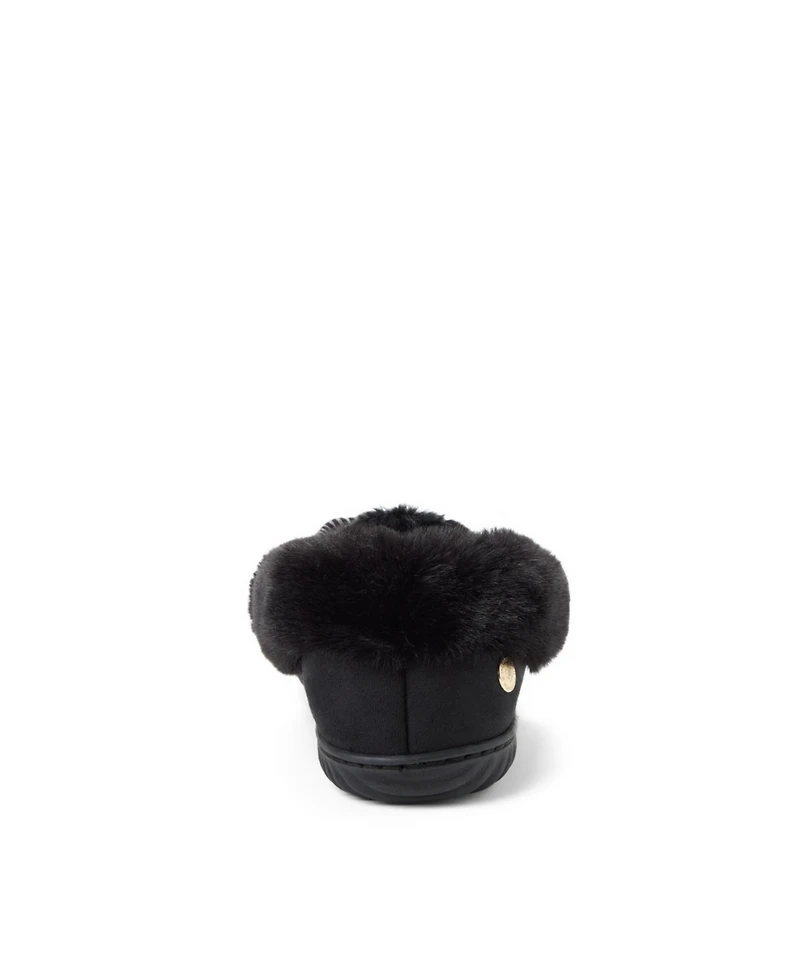 Dearfoams Women's Ryland Cabin Moccasin Slipper