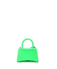 Pre-Owned Balenciaga Xs Hourglass Top Handle Bag Embossed Leather