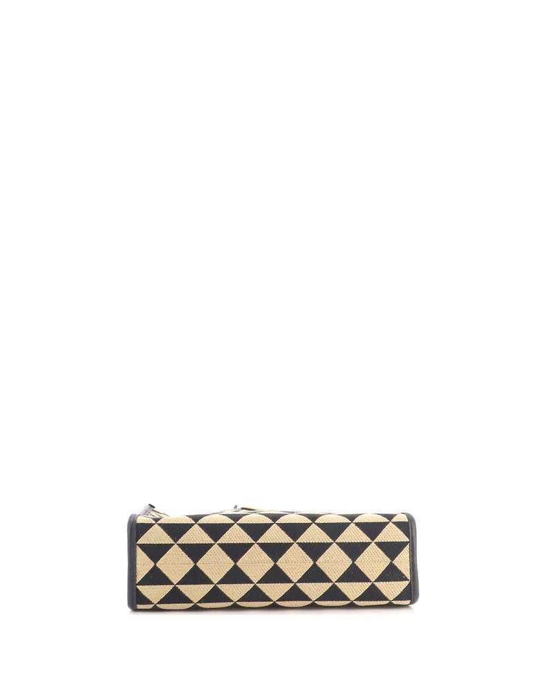 Pre-Owned Prada Small Symbole Shopper Tote Jacquard