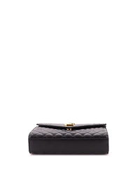 Pre-Owned Saint Laurent Medium Classic Monogram Envelope Satchel Mixed Matelasse Leather
