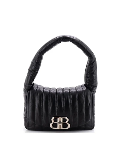 Pre-Owned Balenciaga Monaco Quilted Leather Sling Bag