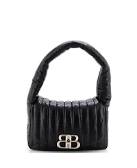 Pre-Owned Balenciaga Monaco Quilted Leather Sling Bag