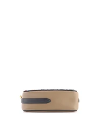 Pre-Owned Fendi Small F is Fendi Camera Bag Leather and Zucca Velvet