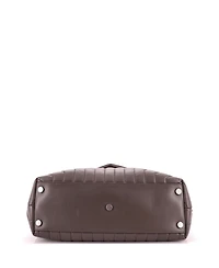 Pre-Owned Saint Laurent Large Loulou Shoulder Bag Matelasse Chevron Leather