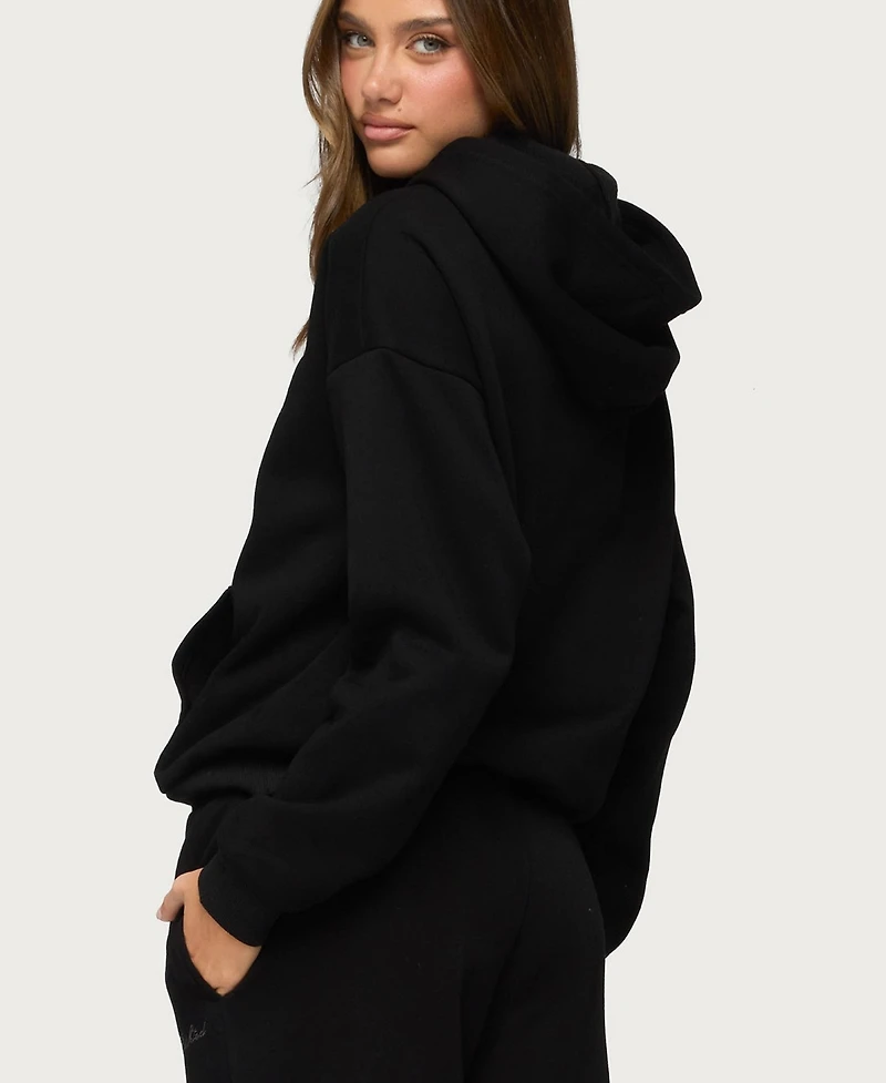 Edikted Women's Basic Girl Oversized Hoodie