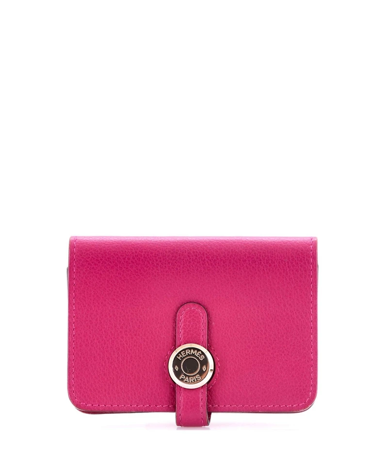 Pre-Owned Hermes Dogon Card Holder Evercolor