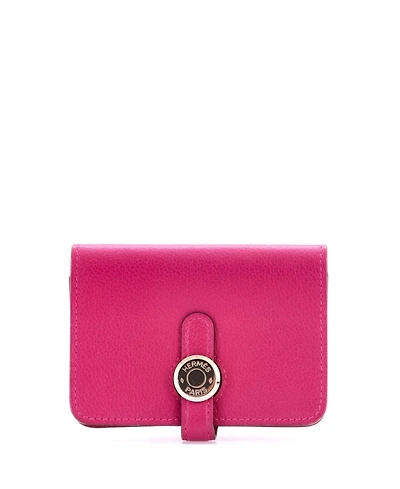 Pre-Owned Hermes Dogon Card Holder Evercolor