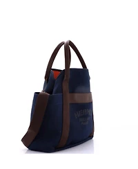 Pre-Owned Hermes Sac De Pansage Groom Handbag Canvas