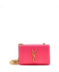 Pre-Owned Saint Laurent Small Classic Monogram Crossbody Bag Grainy Leather