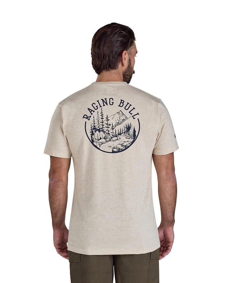 Raging Bull Men's Mountains Printed T-Shirt