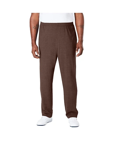 KingSize Men's Lightweight Open-Bottom Cotton Sweatpants