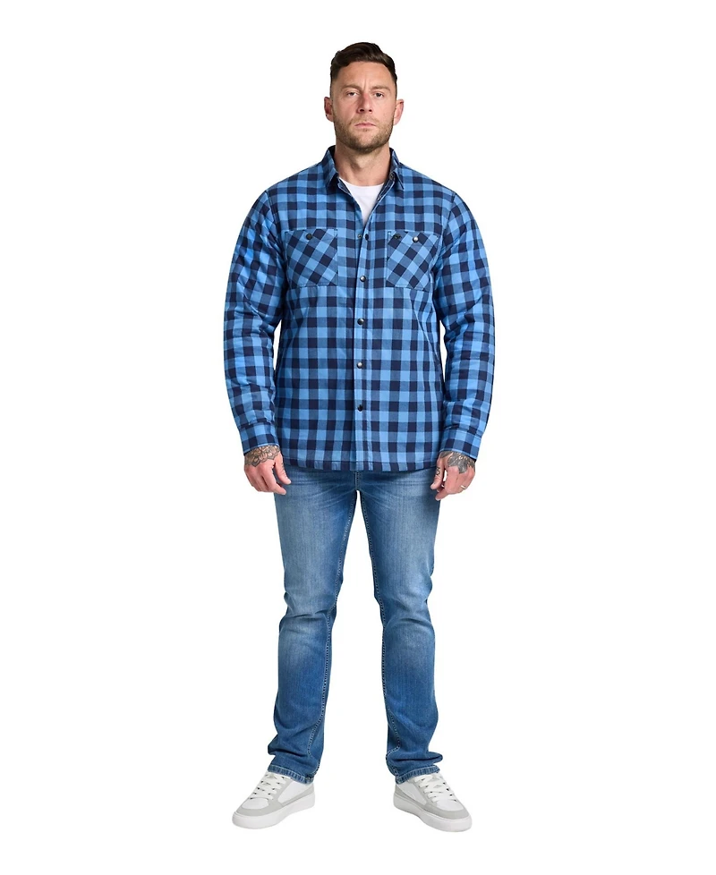 Raging Bull Men's Long Sleeve Quilted Shacket