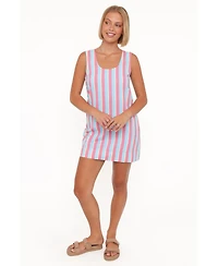 Petal and Pup Women's Benito Sleeveless Stripe Mini Dress