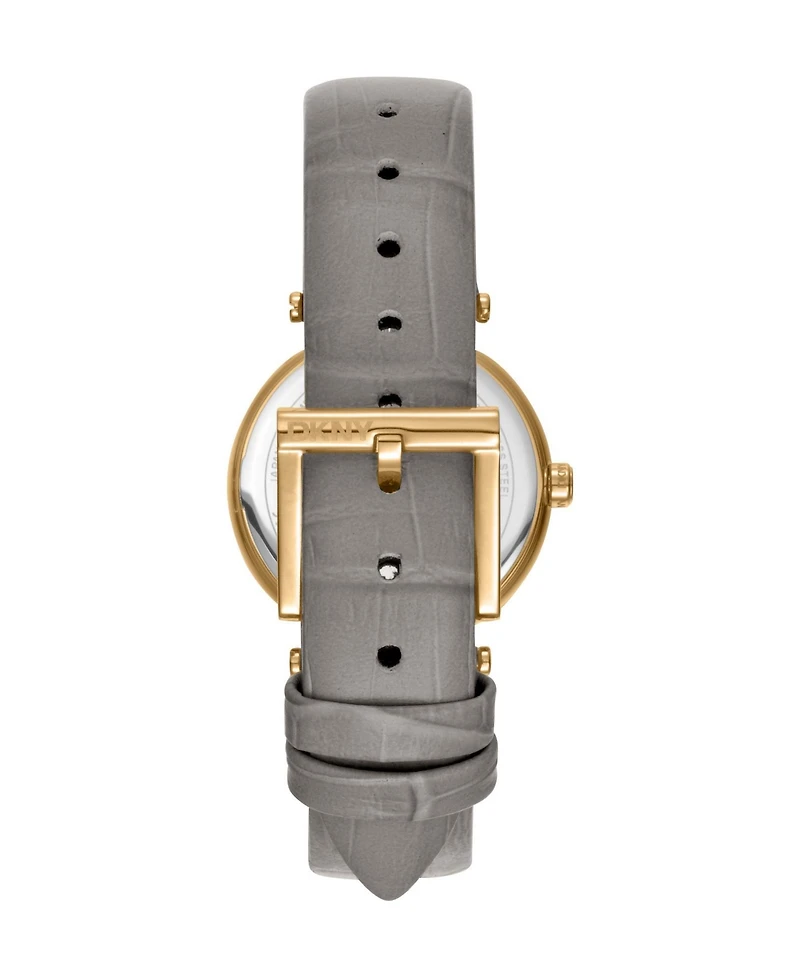Dkny Women's Evening Quartz Leather-Strap Watch, 30 mm