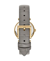 Dkny Women's Evening Quartz Leather-Strap Watch, 30 mm