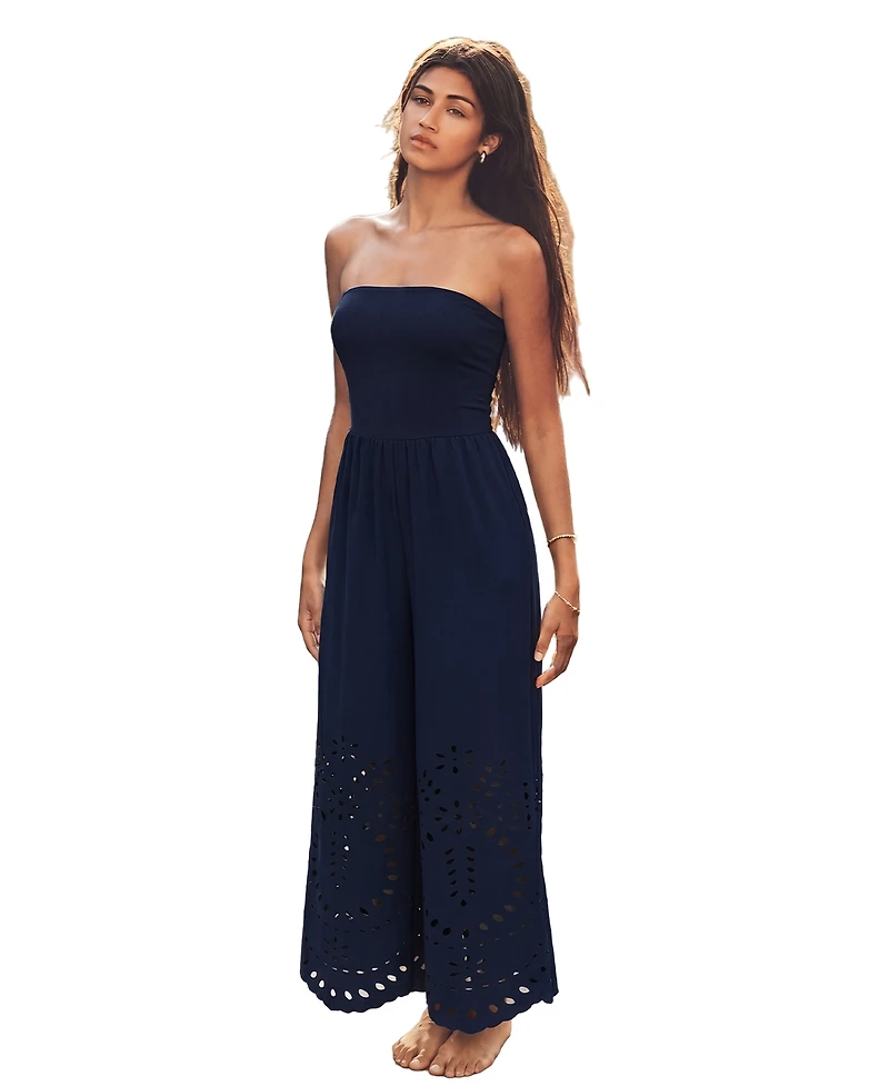 Cupshe Women's V-Neck Zipper Closure Jumpsuit