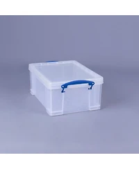 Really Useful Box 9L Storage Container with Snap Lid and Clip Lock Handle ( Pack