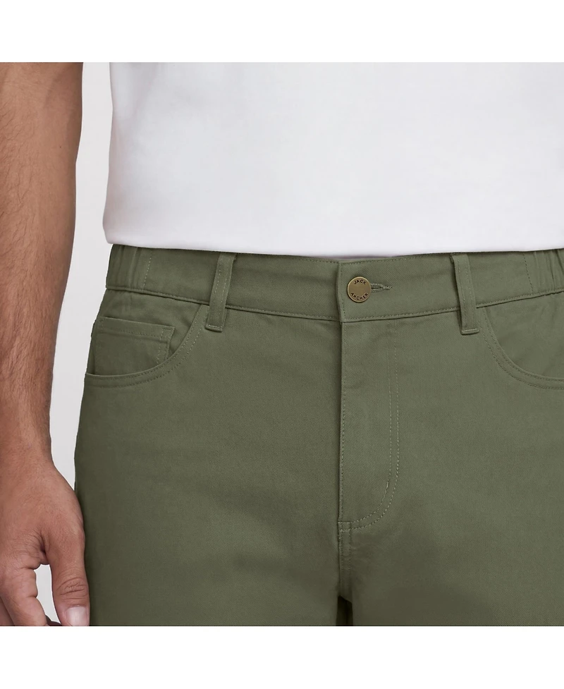 Jack Archer Men's Charter Straight-leg Cotton-Lyocell Blend Travel-ready Pants
