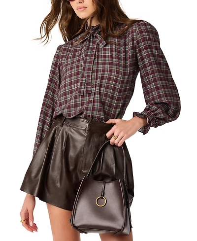Astr the Label Women's Alyssa Mock Neck Top