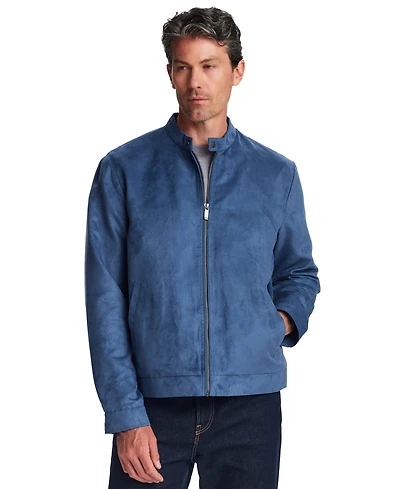 Weatherproof Men's Moto Microsuede Jacket