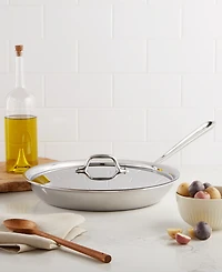 All-Clad Stainless Steel 12" Covered Fry Pan