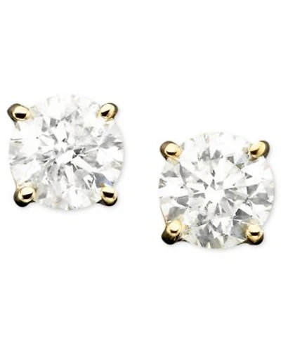 Diamond Stud Earrings In 14k Gold 1 3 Ct. T.W. 1 Ct. T.W.