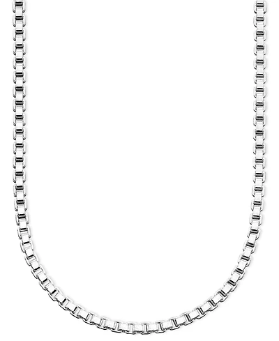 Giani Bernini Sterling Silver Necklace, 20" Box Chain