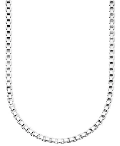 Giani Bernini Box Link 18 30 Chain Necklace In In Sterling Silver